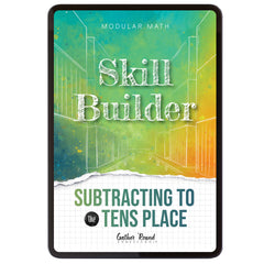 Subtraction Modular Math Step 1 digital skill builder subtracting to the tens place