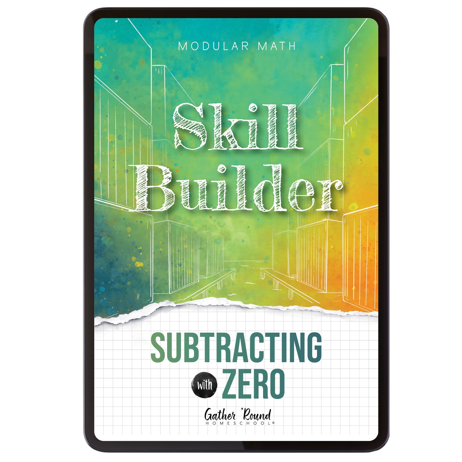 Subtraction Modular Math Step 1 digital skill builder subtracting with zero
