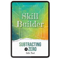 Subtraction Modular Math Step 1 digital skill builder subtracting with zero