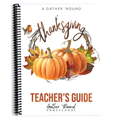 Thanksgiving Homeschool Unit Study Printed Teacher's Guide 