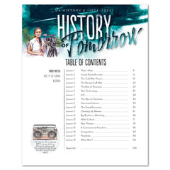 US History 6: History of Tomorrow Homeschool Unit Study Printed Teacher's Guide Table of Contents