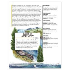 Vikings Homeschool Unit Study Printed Teacher's Guide Lesson 1 Meet the Vikings Part 2
