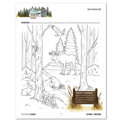 Alberta homeschool unit study digital pre-reader lesson 3