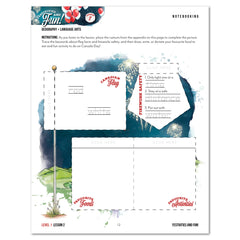 Canada Day Homeschool Unit Study Digital Level 1 Student Book Daily Lesson 1 Notebooking