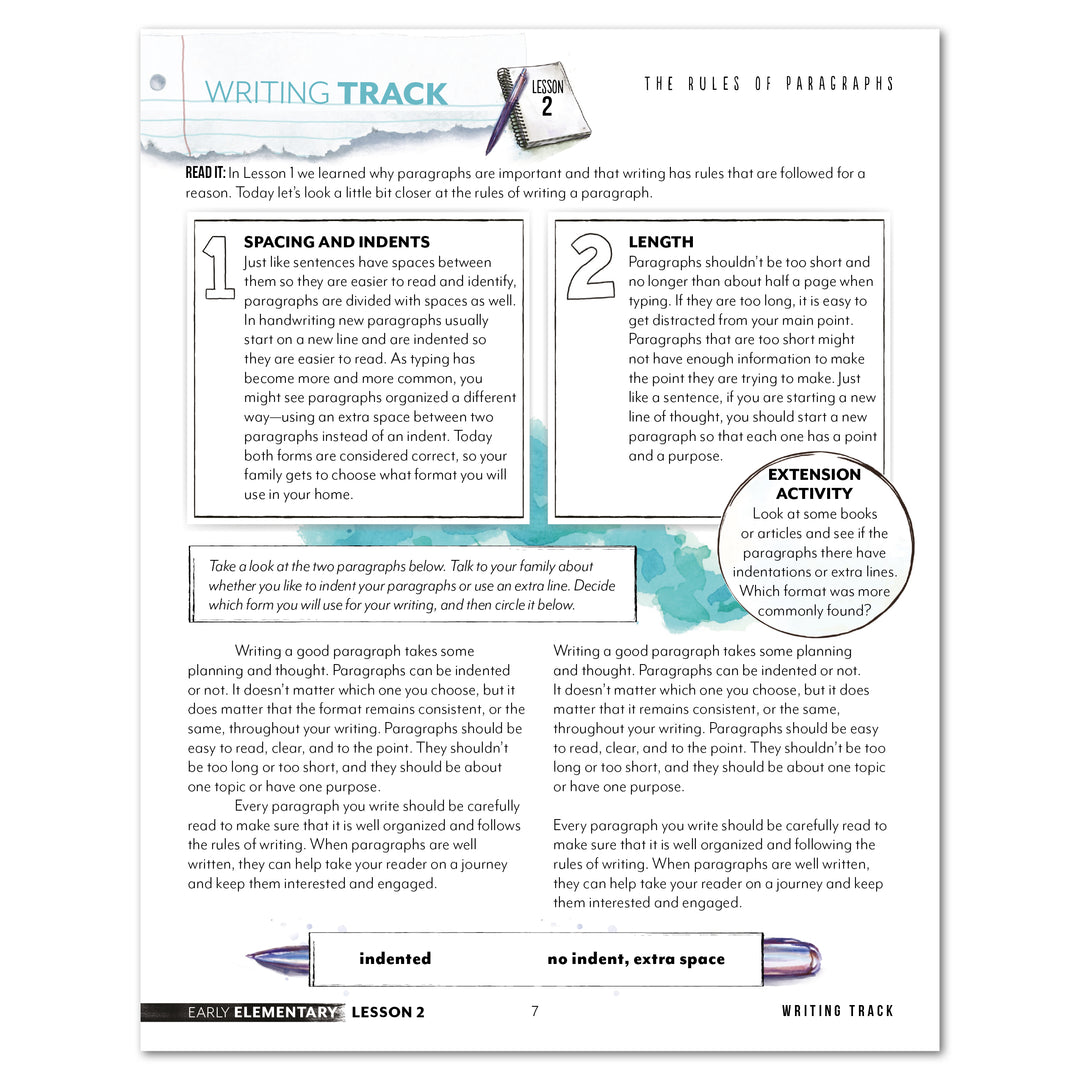 Paragraph Writing Track (Printed Books) – Gather 'Round Homeschool USA