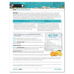 California Fifty States Homeschool Unit Study Printed Student Book Level 2 Lesson 1 Page