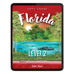 Florida Fifty States Homeschool Unit Study Digital Student Book Level 2 Cover