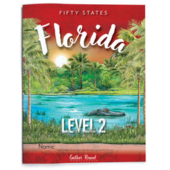 Florida Fifty States Homeschool Unit Study Printed Student Book Level 2 Cover