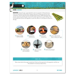 Hawaii Fifty States Homeschool Unit Study Printed Student Book Level 2 Lesson 1 Page