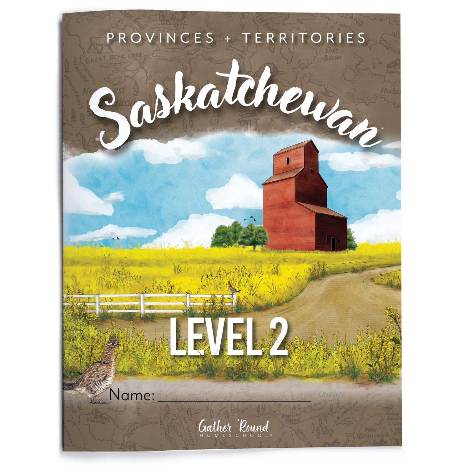 A printed workbook cover titled 