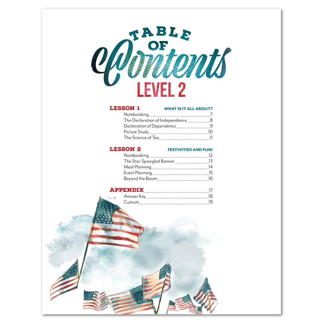 Fourth of July Unit (Printed Books) – Gather 'Round Homeschool USA
