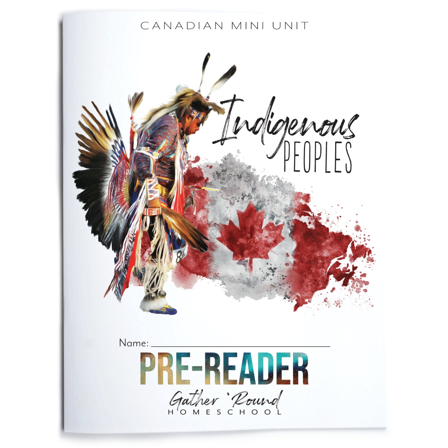 Indigenous Peoples homeschool unit study printed student book pre-reader