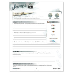 Book of James Homeschool Unit Study Digital Level 2 Student Workbook Lesson 2 The Gift of Trials