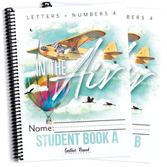 Letters + Numbers 4 In The Air Digital Printed Bundle Student Book A and Student Book B 