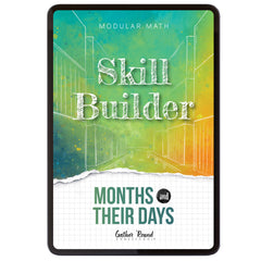 Measurement Step 2 modular math homeschool digital skill builder months and their days