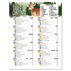 North American Forest Animals homeschool unit study print student workbook table of contents upper elementary part one