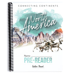 North America homeschool unit study print student workbook pre-reader