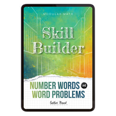 Number Sense Modular Math Step 2 digital skill builder number words and word problems