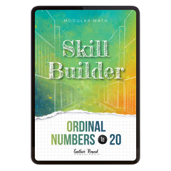Number Sense Modular Math Step 2 digital skill builder ordinal numbers to 20