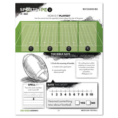 Sports + PE homeschool unit study digital student workbook Early Reader with Teacher's Guide bundle notebooking