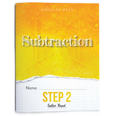 Subtraction Modular Math step 2 printed book 