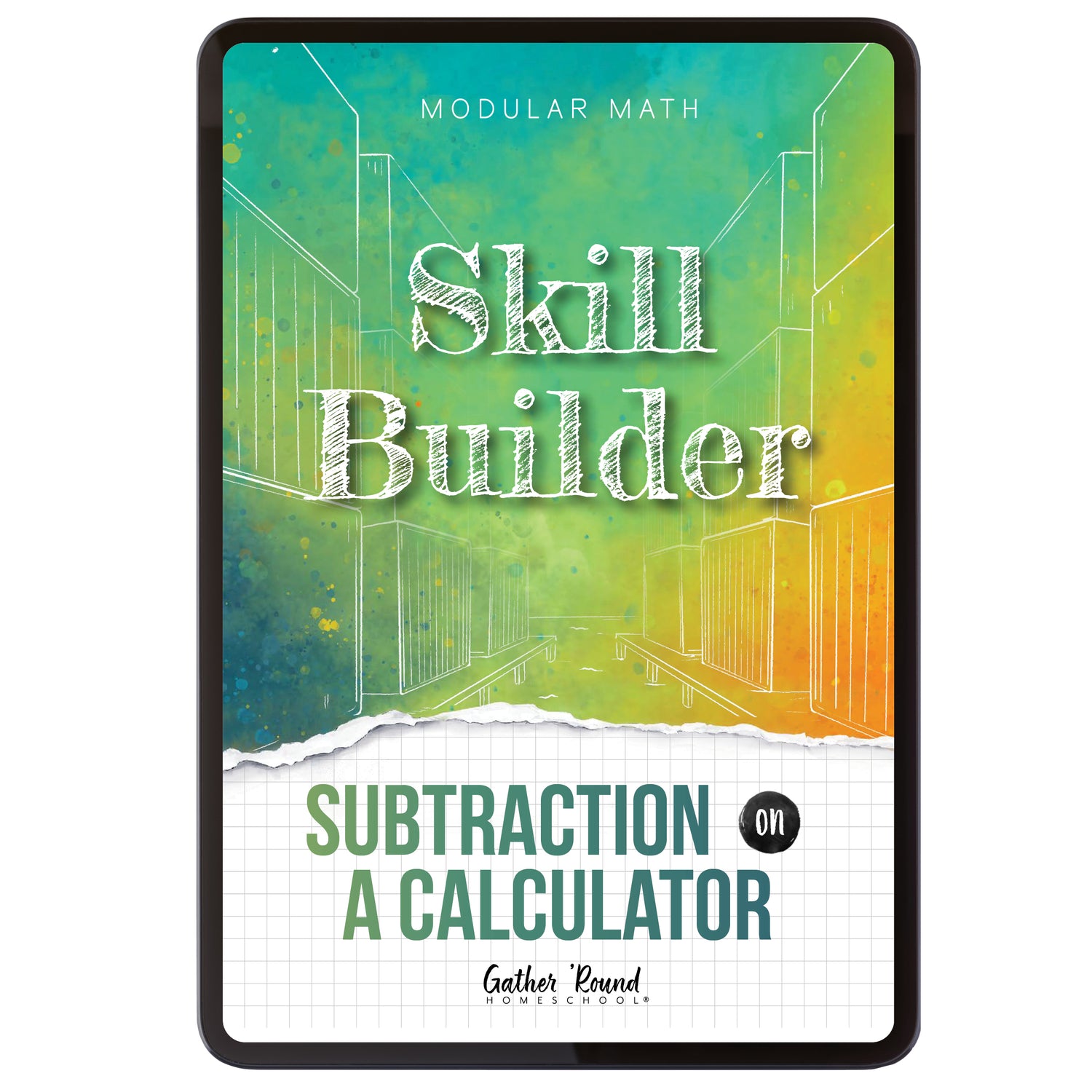 Subtraction Modular Math Step 2 digital skill builder subtraction on a calculator
