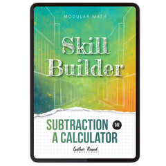 Subtraction Modular Math Step 2 digital skill builder subtraction on a calculator