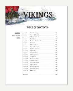 Vikings Homeschool Unit Study Digital Teacher's Guide Table of Contents