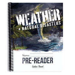 Weather + Natural Disasters Homeschool Unit Study Printed Pre-Reader Student Book 