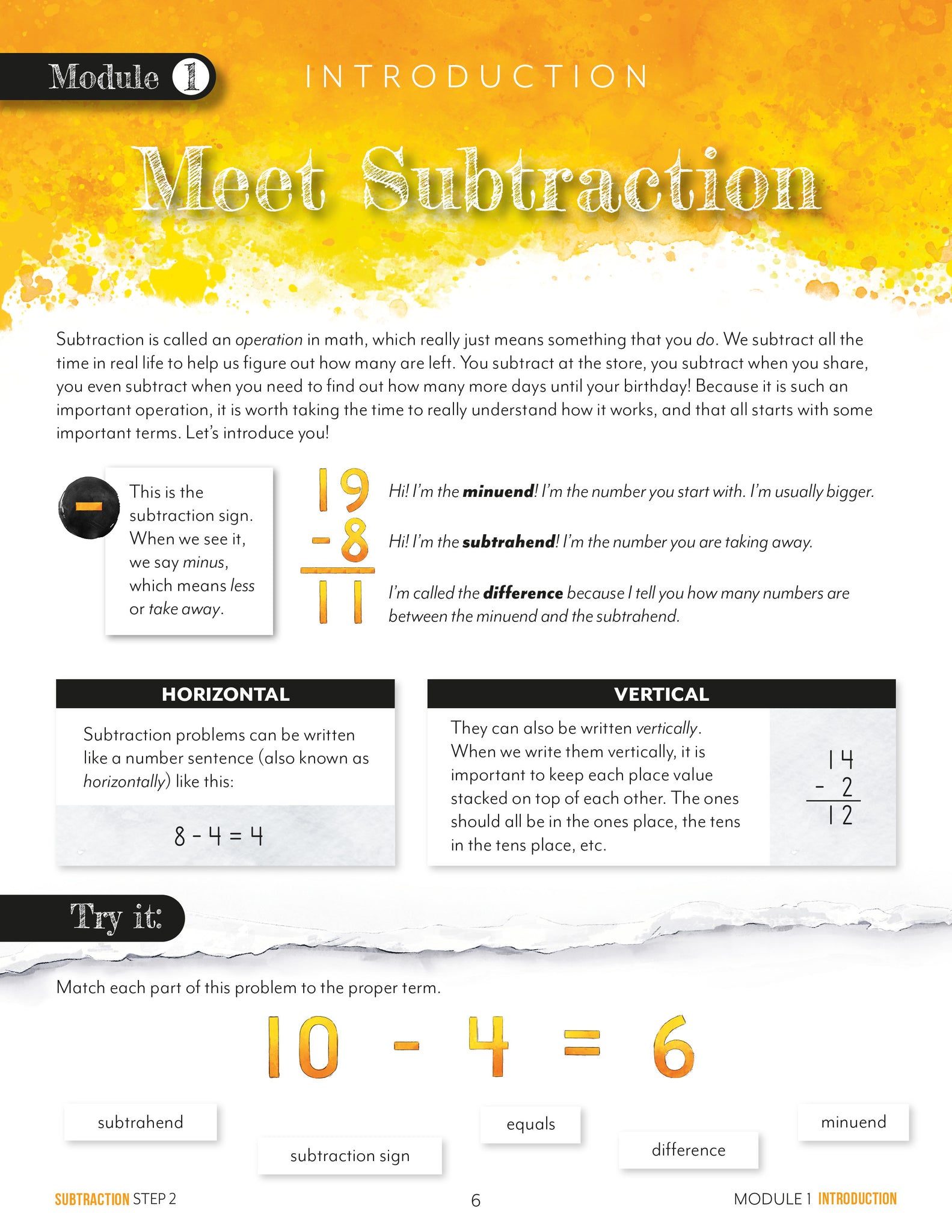 Modular Math: Subtraction – Gather 'Round Homeschool USA
