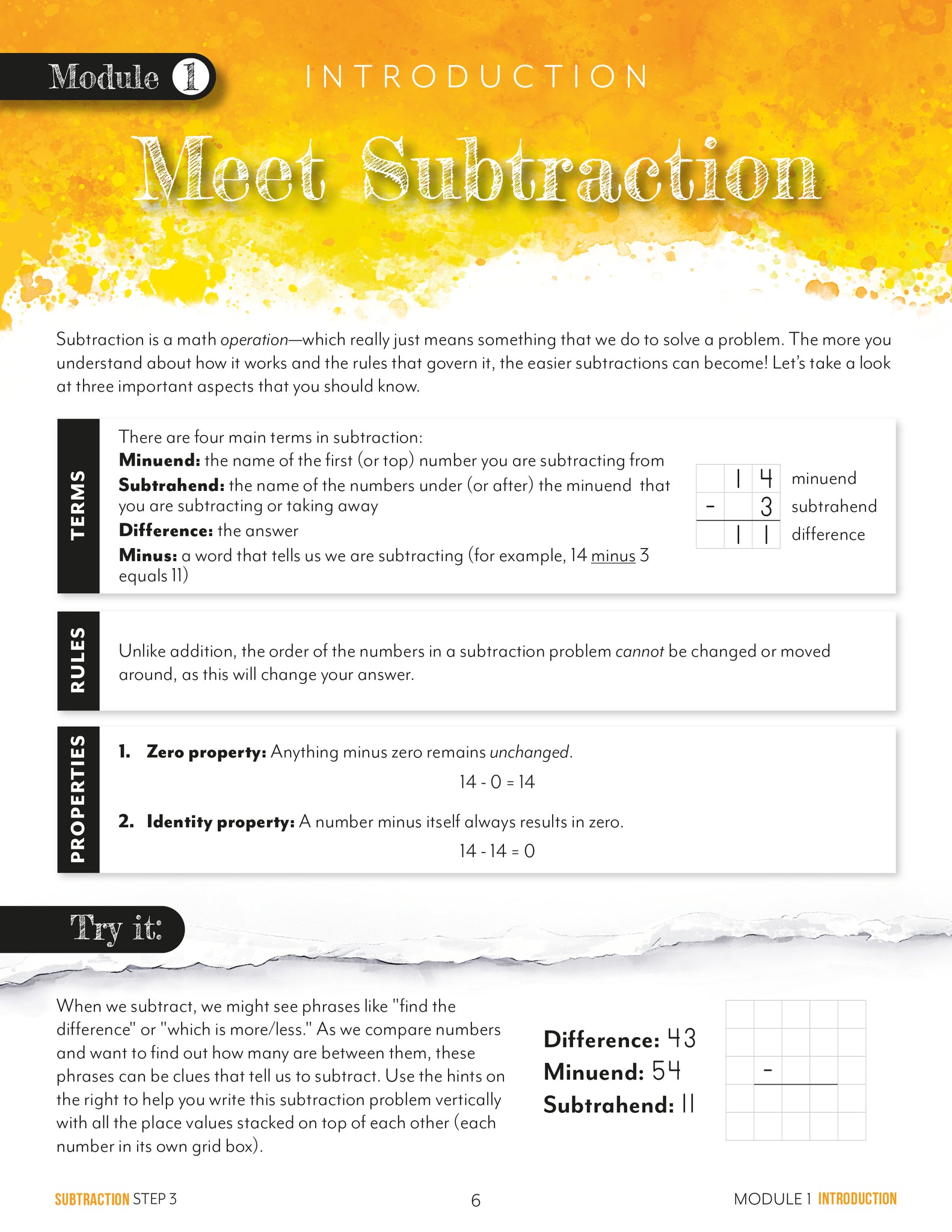 Modular Math: Subtraction – Gather 'Round Homeschool USA