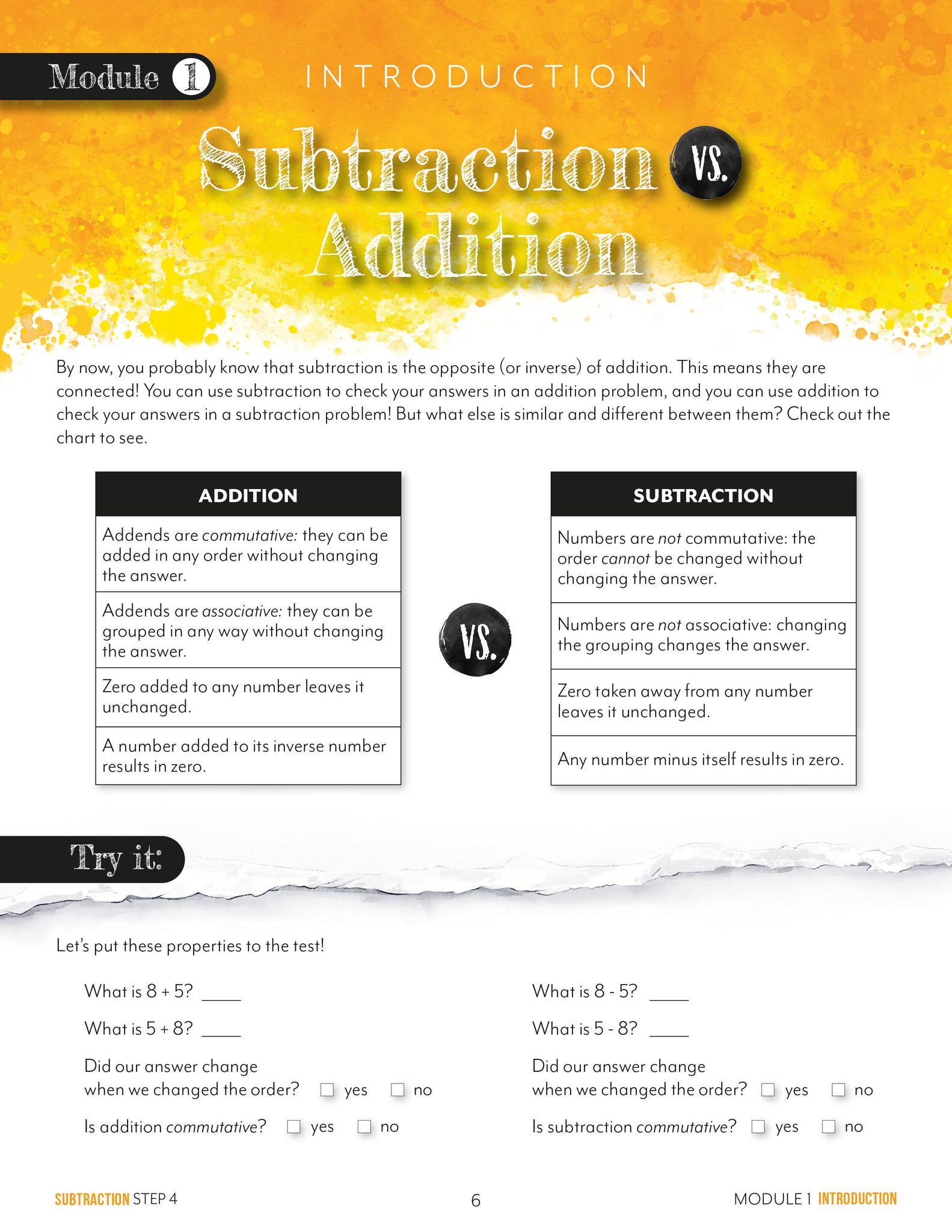 Modular Math: Subtraction – Gather 'Round Homeschool USA