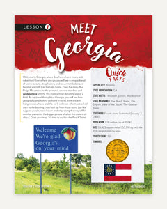 Georgia Fifty States Unit Digital Teacher's Guide Lesson 1 Part 1