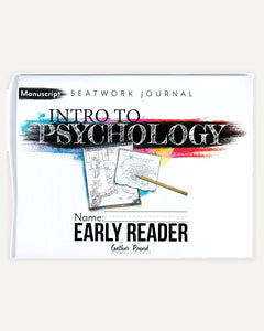 Psychology homeschool unit study print student seatwork  journal manuscript early reader