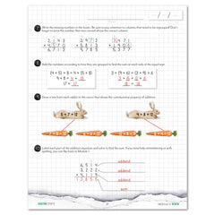 Modular Math Addition Step 3 Printed Module 4 Review Answer Key Page Homeschool Unit