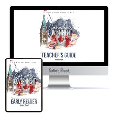Canadian Government Homeschool Unit Study Digital Bundle Teacher's Guide and Early Reader Student Book