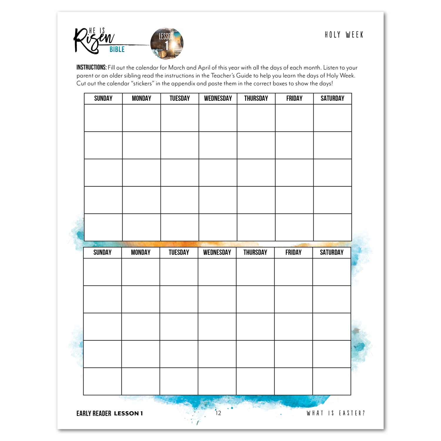 Easter Unit (Printed Books)