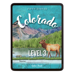 Colorado Fifty States Homeschool Unit Study Digital Student Book Level 3 Cover