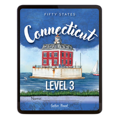 Connecticut Fifty States Homeschool Unit Study Digital Student Book Level 3 Cover