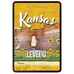 Kansas Fifty States Homeschool Unit Study Digital Student Book Level 3 Cover