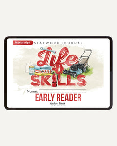 Life Skills homeschool unit study digital early reader manuscript seatwork journal