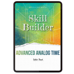 Measurement Step 3 modular math homeschool digital skill builder advanced analog time
