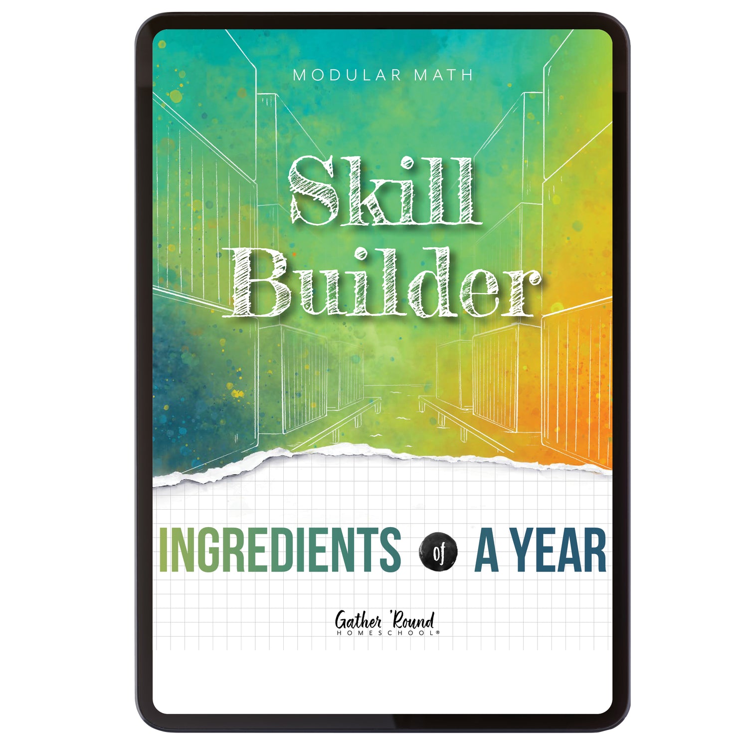 Measurement Step 3 modular math homeschool digital skill builder ingredients of a year