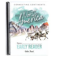 North America homeschool unit study print student workbook early reader