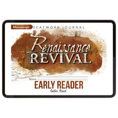 Renaissance and Revival Homeschool Unit Study Digital Seatwork Journal Manuscript Early Reader
