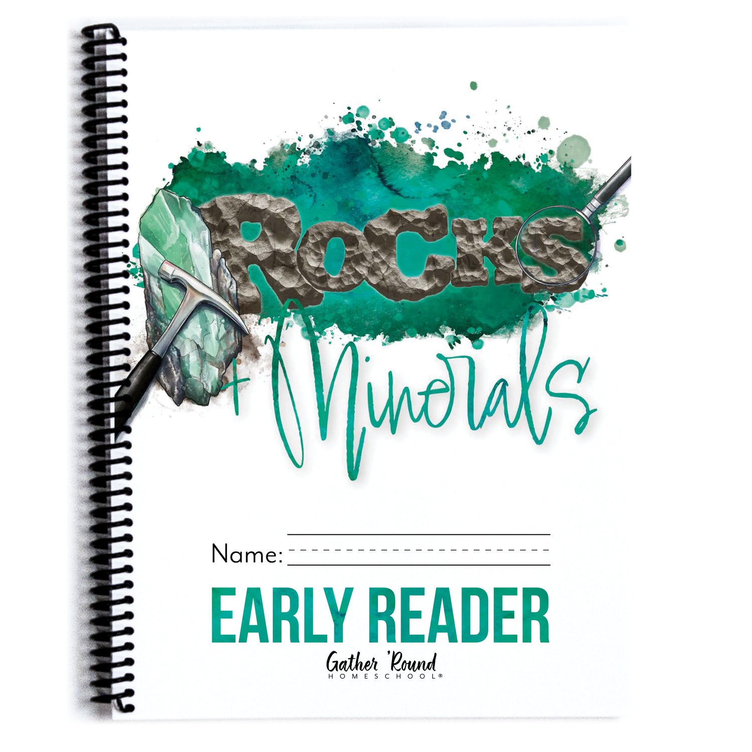 Rocks + Minerals homeschool unit study printed Early Reader
