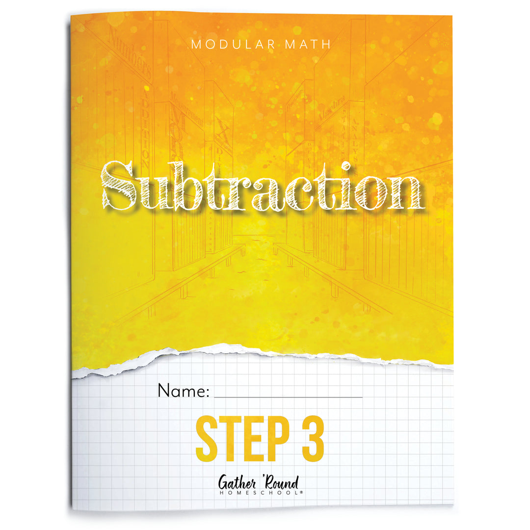 Modular Math: Subtraction Printed Books | Gather 'Round Homeschool ...
