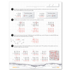 Subtraction Modular Math step 3 printed book module 4 review