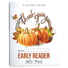 Thanksgiving Homeschool Unit Study Printed Early Reader Student Book 