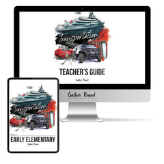 Transportation Homeschool Unit Study Digital Bundle Teacher's Guide and Early Elementary Student Book